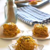 Spaghetti and Cheese Nests