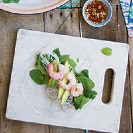 Shrimp-and-Avocado Summer Rolls