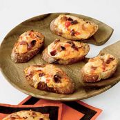 Pimiento Cheese and Bacon Crostini