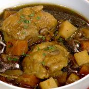 Michael Symon's Mushroom Stew and Dumplings