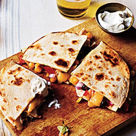 Spicy Chicken Quesadillas