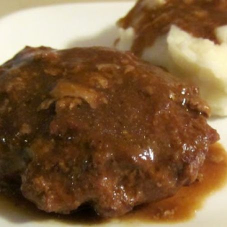Slow Cooker Salisbury Steak