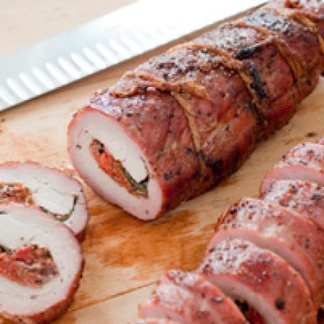 Grilled Stuffed Pork Tenderloin