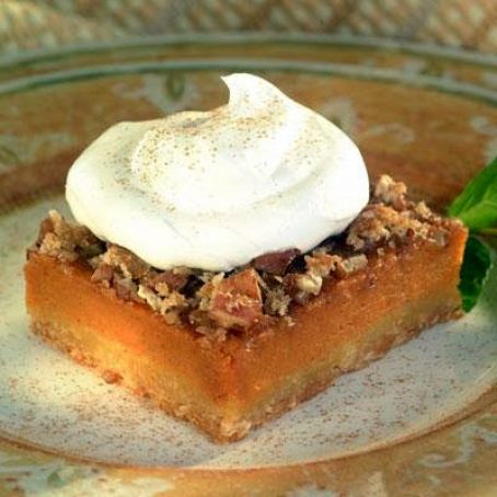 Pumpkin Pecan Pie Squares