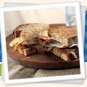 Turkey, Gouda, & Carmelized Onion Sandwiches