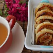 Savoury Chicken Pinwheels