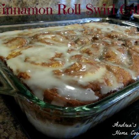 Cinnamon Roll Swirl Cake