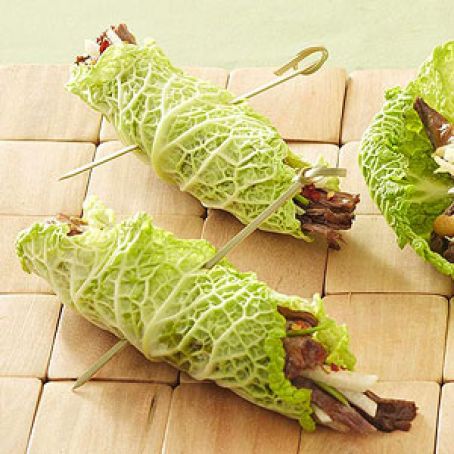 Asian Beef Cabbage Wraps - Recipe.com