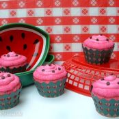 Watermelon cupcake