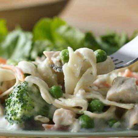 Chicken Fettuccine Primavera