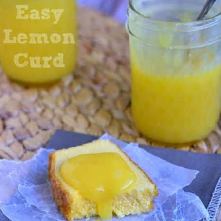 Homemade Microwave Lemon Curd