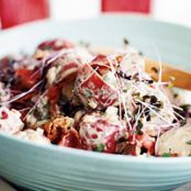 Potato Salad with Bacon and Barbecue Sauce