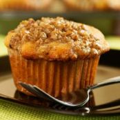 muffin - peach cobbler