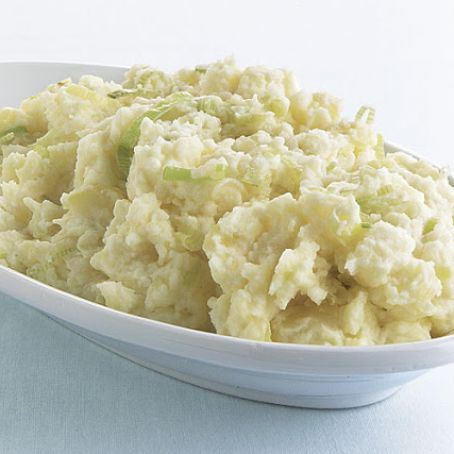 Sour Cream and Leek Mashed Potatoes