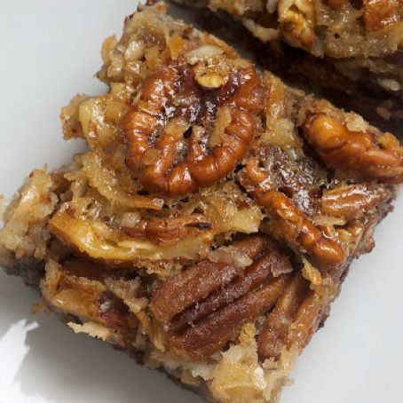 German Chocolate Pecan Pie Bars