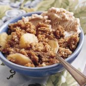 Microwave Apple Crisp