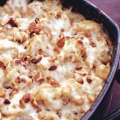 Cauliflower Gratin with Manchego and Almond Sauce