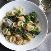 Orecchiette with Broccoli Rabe, Bacon, and Bread Crumbs
