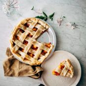 Bourbon and Brown Sugar Peach Pie