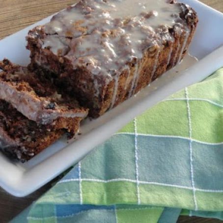 Iced Cinnamon Apple Raisin Bread