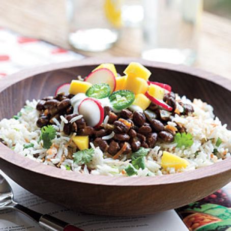 Black Beans and Coconut-Lime Rice