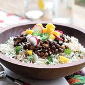 Black Beans and Coconut-Lime Rice