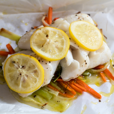 Cod En Papillote