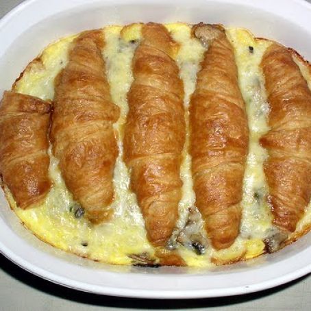 Croissant Breakfast Casserole