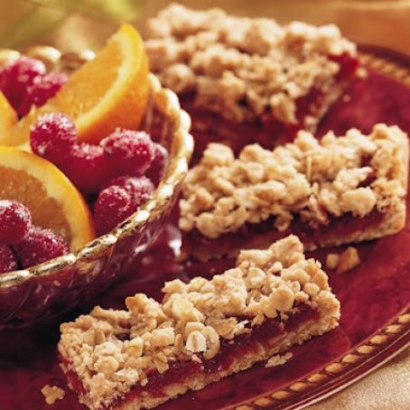 Cranberry Crumble Bars