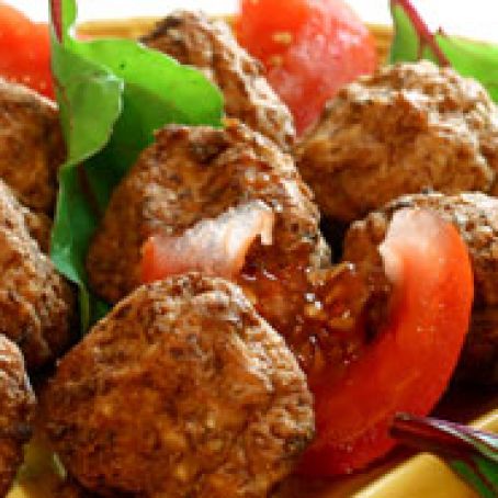 Grilled Sweet and Spicy Meatballs