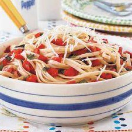 Fresh Tomato & Basil Linguine