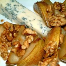 Marsala Honey Pears with Gorgonzola