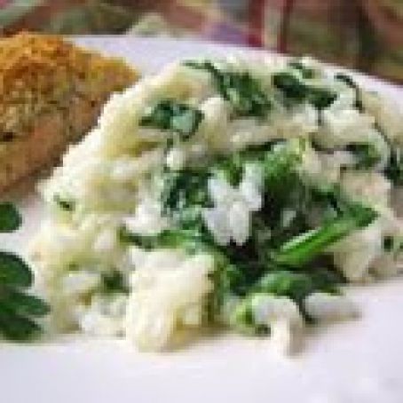 Spinach and Rice Alfredo