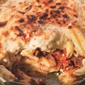 Moroccan-Spiced Pastitsio with Lamb and Feta