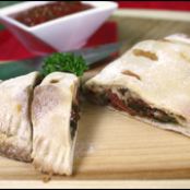 HG's Pepperoni-Poppin' Veggie Calzone