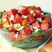 WATERMELON AND TOMATO SALAD