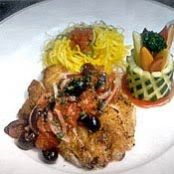 BAKED RED SNAPPER w/TOMATOES & OLIVES