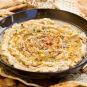 Roasted Garlic and Sun-Dried Tomato Hummus