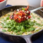 Queso Fundido with Fire Roasted Tomato Salsa
