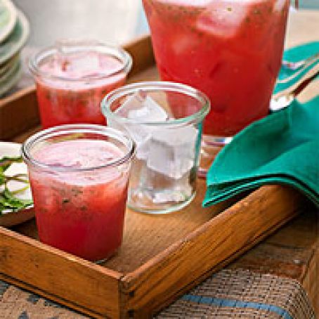 Watermelon and Mint Cooler