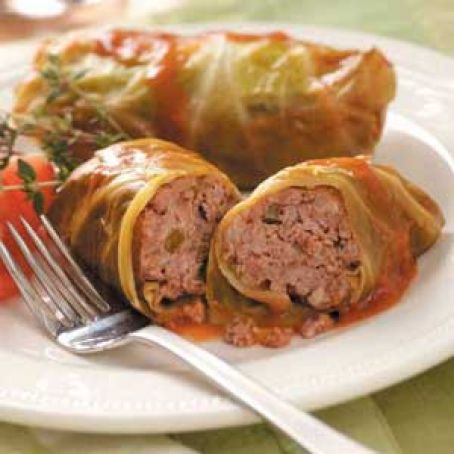 Slow Cooked Cabbage Rolls
