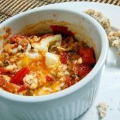 Tomato and Feta Baked Eggs