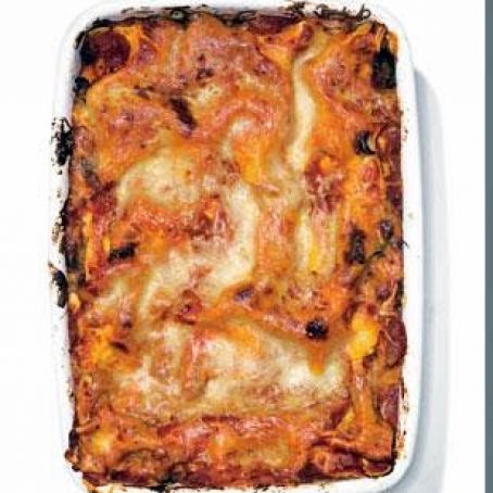 Quick Sausage and Mushroom Lasagna