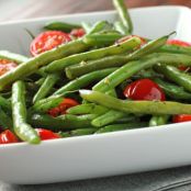 Green Beans with Cherry Tomatoes