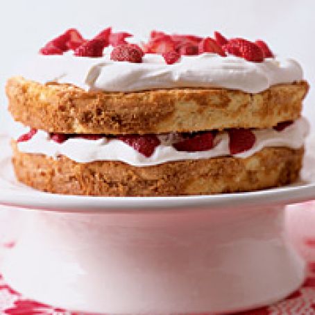 Strawberry Shortcake with Star Anise Sauce