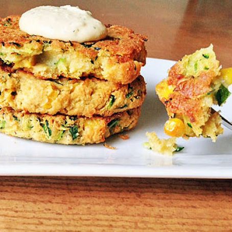 Zucchini and Corn Veggie Burgers