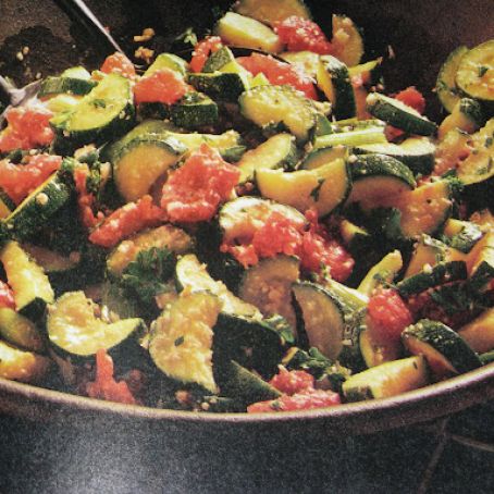 Zucchini and Tomato Parmeasan