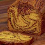 Chocolate-Pumpkin Swirl Bread with Marmalade Butter