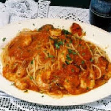 Spaghetti with Shrimp