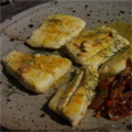 Butter and Olive Oil-Basted California Halibut